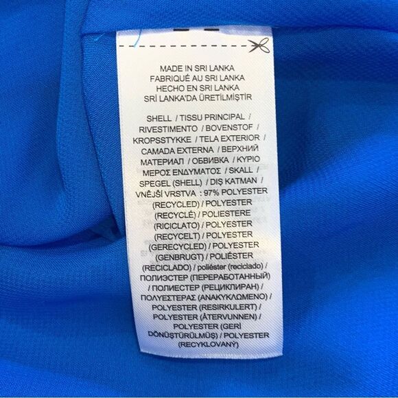 Lauren Ralph Lauren Fit and Flare MIDI Crepe Dress in Tropic Roy Size 2 - Picture 12 of 16